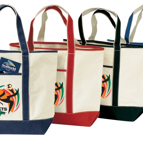 TCI072:  	DELUXE CANVAS TOTE BAG