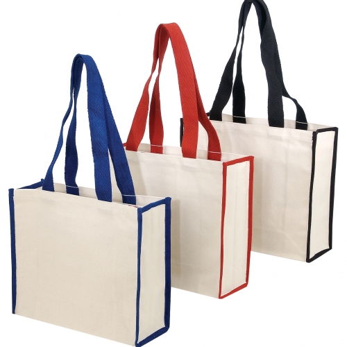 TCI098:  	CANVAS TOTE BAG