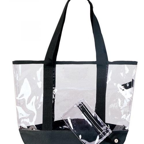 TPU165:  	CLEAR  TOTE BAG